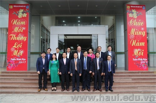 Meeting and Greeting at the beginning of Lunar New Year 2017 (Year of the Rooster)