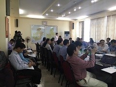 Project appraisal meeting at institutional level in Hai Duong in 2016