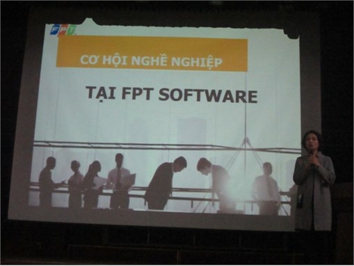 Hội thảo giới thiệu các chương trình thực tập, các khóa đào tạo và cơ hội việc làm tại công ty CP phần mềm FPT-Fsoft