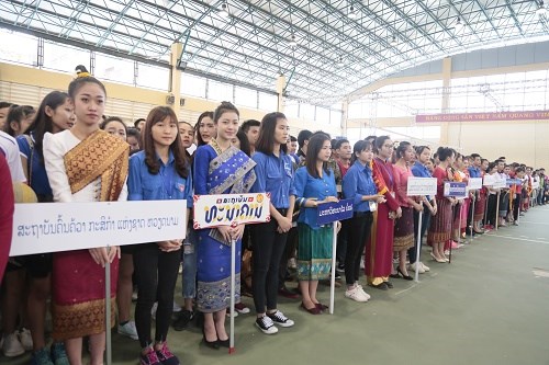 Khai mạc Đại hội thể thao lưu học sinh Lào toàn thành phố Hà Nội năm 2017