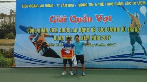 Giải Quần vợt Cán bộ VCLĐ và LLVT quận Bắc Từ Liêm năm 2017