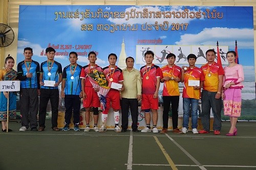 Bế mạc `Đại hội thể thao lưu học sinh Lào toàn thành phố Hà Nội` năm 2017
