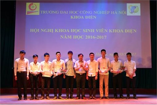 Hội nghị khoa học sinh viên khoa Điện năm học 2016-2017
