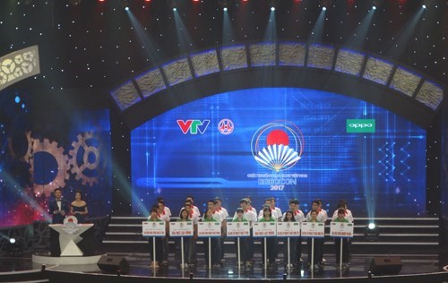 DT4 team - Hanoi University of Industry wins the “Best Design Award” of Robocon Vietnam 2017