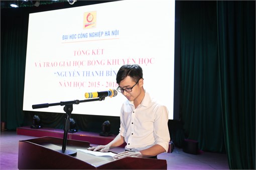 Tổng kết và trao học bổng `Nguyễn Thanh Bình` năm học 2015-2016