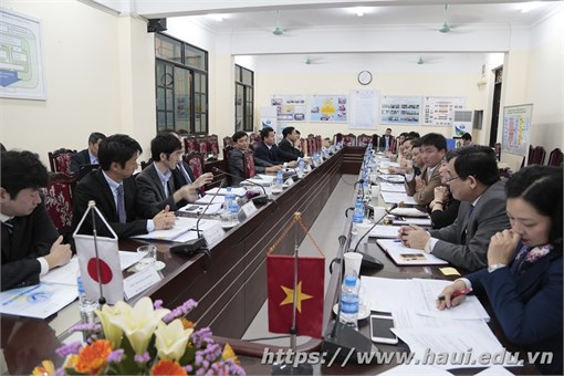 Ủy ban hỗn hợp điều phối Dự án HaUI-JICA họp lần thứ 6