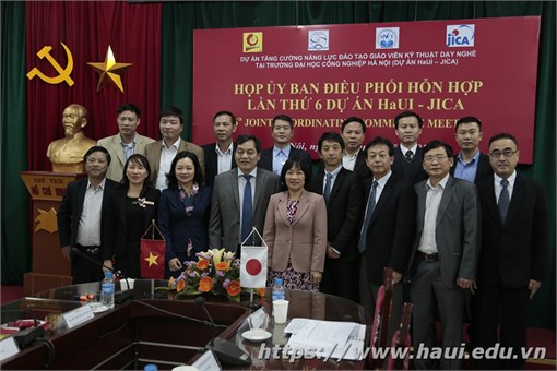 Ủy ban hỗn hợp điều phối Dự án HaUI-JICA họp lần thứ 6