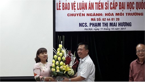 Lễ bảo vệ luận án tiến sĩ của Giảng viên - NCS Phạm Thị Mai Hương