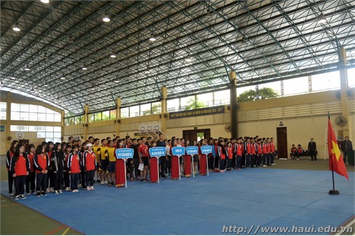 Thi đấu giao hữu bóng chuyền, cầu lông giữa trường Cao đẳng Kinh tế Công nghiệp Hà Nội và Đại học Công nghiệp Hà Nội