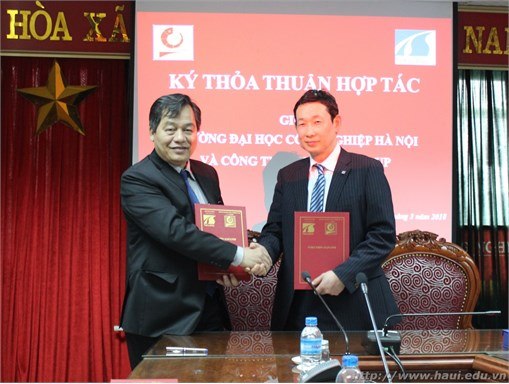 Trường Đại học Công nghiệp Hà Nội ký thỏa thuận hợp tác với Tokushin Group