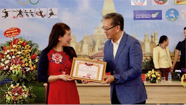 Khai mạc Đại hội thể thao lưu học sinh Lào toàn thành phố Hà Nội năm 2018