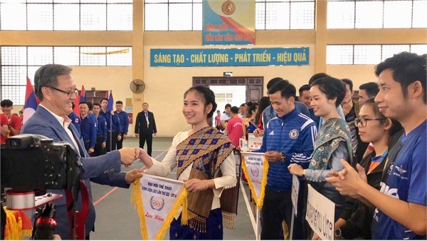 Khai mạc Đại hội thể thao lưu học sinh Lào toàn thành phố Hà Nội năm 2018