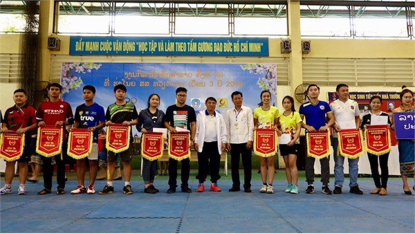 Bế mạc và trao giải Đại hội Thể thao Lưu học sinh Lào thành phố Hà Nội năm 2018