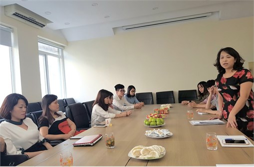 CHÀO MỪNG 7 SINH VIÊN HỌC VIỆN BÁO CHÍ VÀ TUYÊN TRUYỀN VỀ THỰC TẬP TẠI KHOA LÝ LUẬN CÍNH TRỊ - PHÁP LUẬT