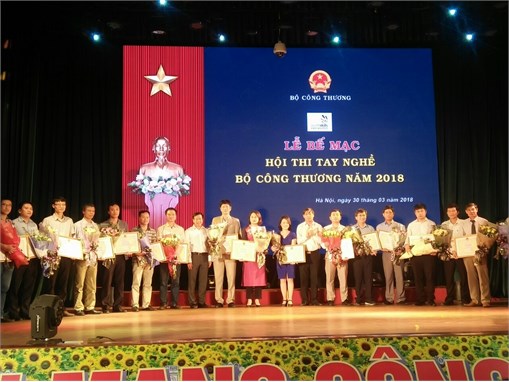 Sinh viên TT Việt Nhật xuất sắc giành giải cao trong Hội thi tay nghề Bộ công thương năm 2018