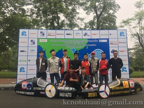Đội tuyển Super Cup 50 Khoa Công nghệ Ô tô Trường ĐHCNHN vô địch cuộc thi Lái xe sinh thái - Tiết kiệm nhiên liệu Honda 2018 được tổ chức ở Việt Nam.