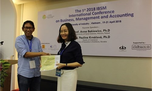 The 5th IBSM 2018 International Conference on Business, Management and Accounting successfully concluded at Hanoi University of Industry
