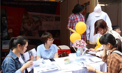 HaUI Job Fair 2018: 5000 job opportunities for students