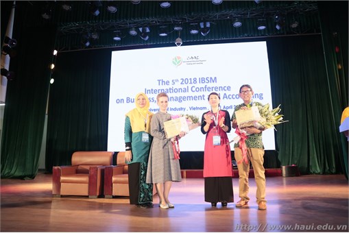 The 5th IBSM 2018 International Conference on Business, Management and Accounting successfully concluded at Hanoi University of Industry