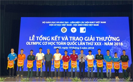 Đại học Công nghiệp Hà Nội đạt 24 giải cá nhân và 1 giải Nhất đồng đội tại Olympic Cơ học toàn quốc lần thứ 30