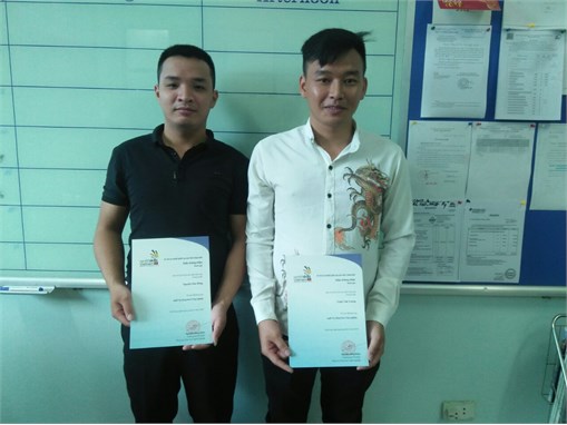 Sinh viên TT Việt Nhật đạt giải khuyến khích kỳ thi tay nghề Quốc gia năm 2018
