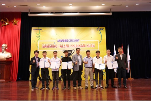Lễ trao học bổng tài năng Samsung STP năm 2018 đợt 1