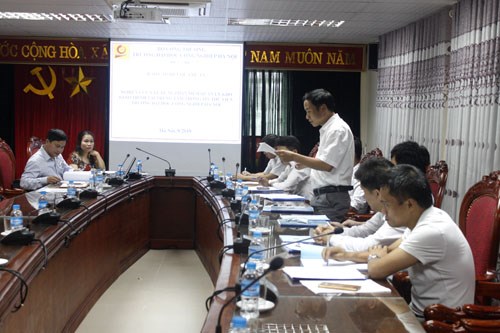 Nghiệm thu đề án KHCN cấp trường do ThS. Nguyễn Ngọc Anh chủ nhiệm