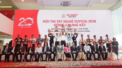 Toyota Việt Nam tổ chức vòng chung kết hội thi tay nghề Toyota 2018