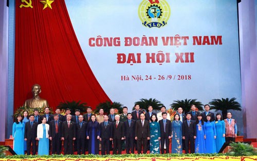 Đại hội Công đoàn Việt Nam lần thứ XII, nhiệm kỳ 2018 - 2023