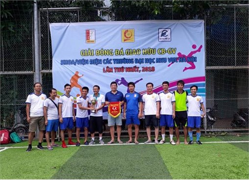 Giải bóng đá giao hữu CB-GV khoa/viện Điện các trường đại học khu vực Hà Nội lần thứ nhất, 2018