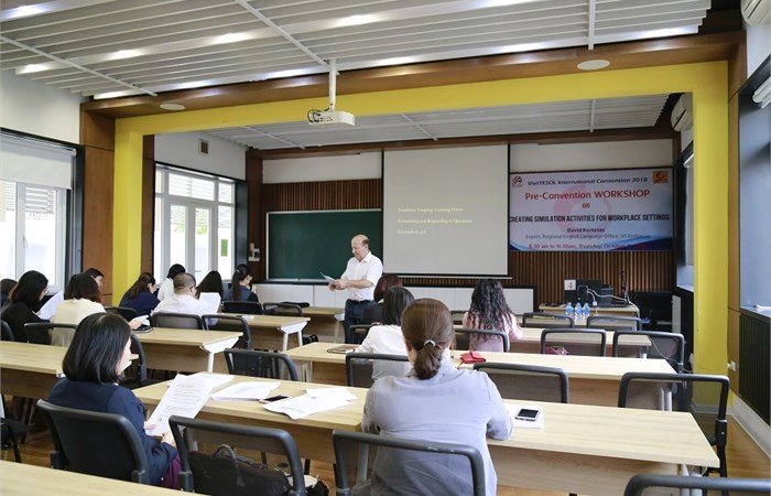 Khoa Ngoại ngữ tổ chức 5 Workshop tiền Hội thảo VietTESOL 2018