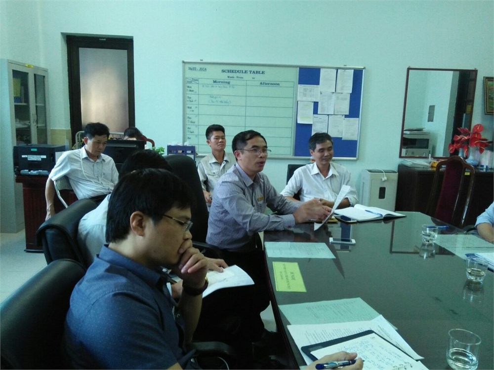 Trung tâm Việt Nhật tiếp đoàn Thanh tra thường niên của Nhà trường về các mặt hoạt động đào tạo