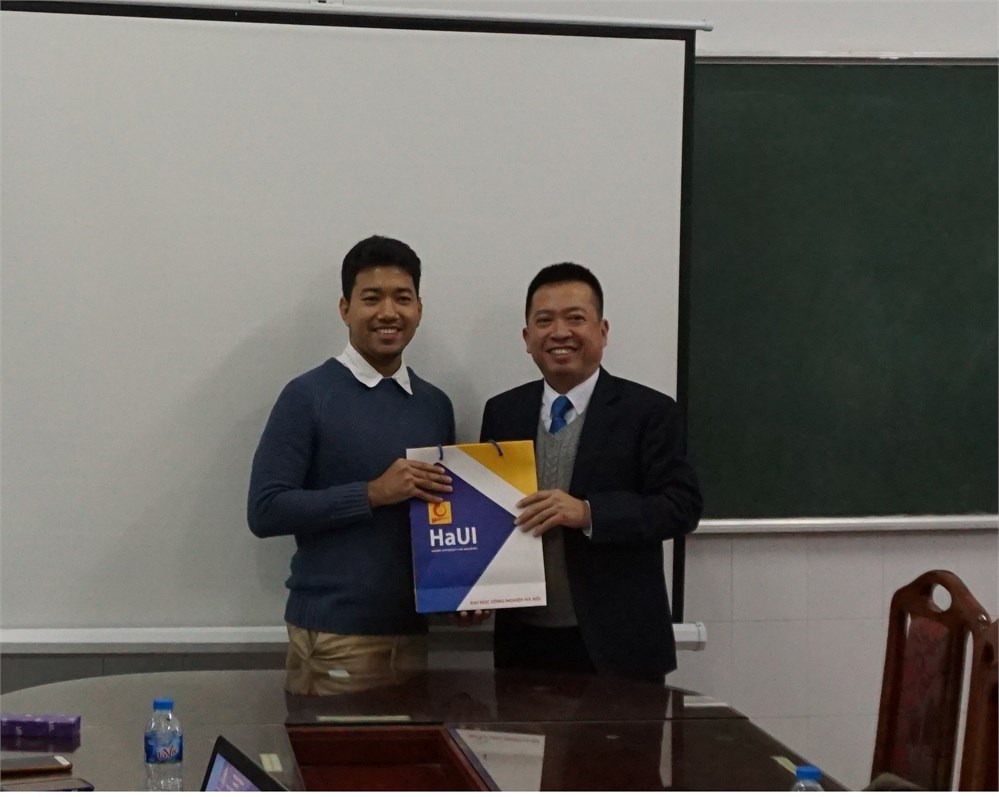 Giao lưu, trao đổi hợp tác Khoa Công nghệ hóa, Trường Đại học Công nghiệp Hà Nội với Khoa Quản lý Môi trường, Trường Đại học Prince of Songkla, Thái Lan