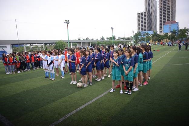 Giải giao lưu bóng đá nữ khoa Điện-khoa Ngoại Ngữ-khoa CN May & TKTT (Cup Mùa Xuân 2019)