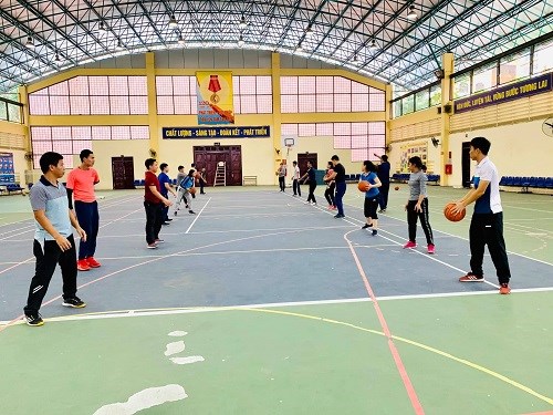 Tập huấn nâng cao trình độ môn Bóng rổ cho giảng viên, giáo viên Trung tâm Giáo dục Thể chất và Thể thao năm học 2018 – 2019