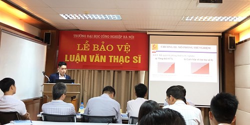 Tổ chức bảo vệ luận văn thạc sĩ ngành Kỹ thuật Cơ khí động lực – Trường Đại học Công nghiệp Hà Nội