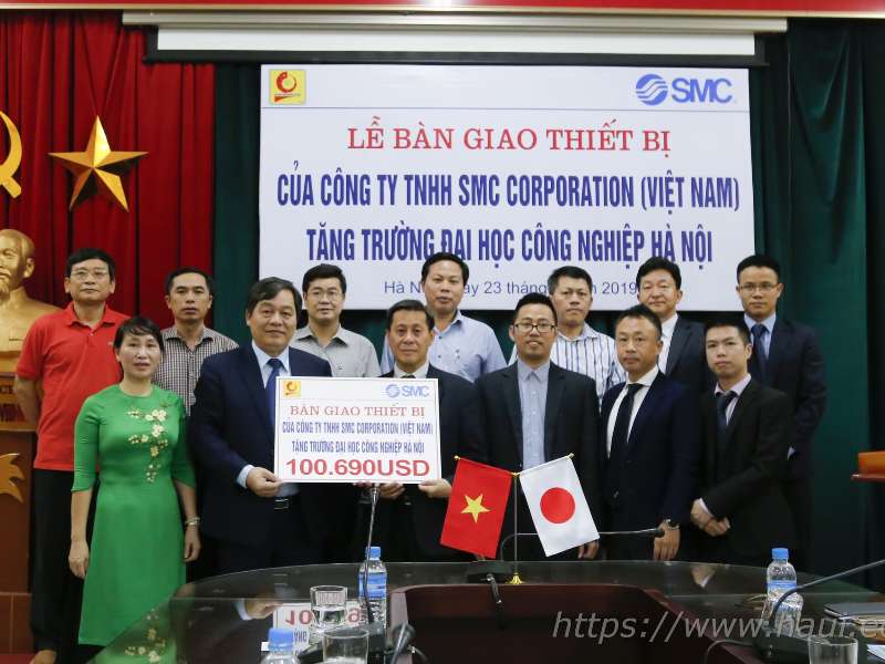 Hanoi University of Industry launch a new pneumatic lab worth 2.3 billion VND