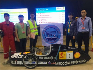 Sinh viên Đại học Công nghiệp Hà Nội thiết kế thành công xe tiết kiệm nhiên liệu