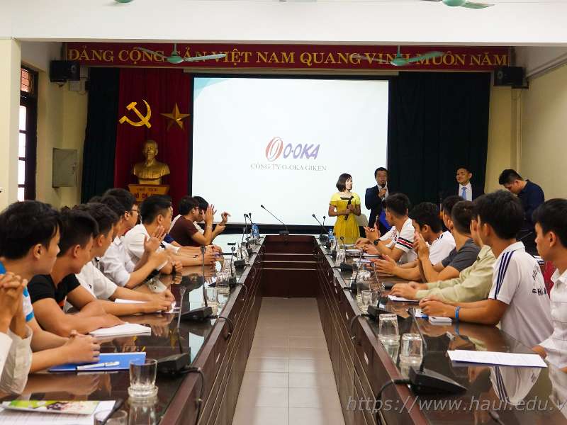 Seminar on training program for HaUI talented engineers of O-OKA Giken Company