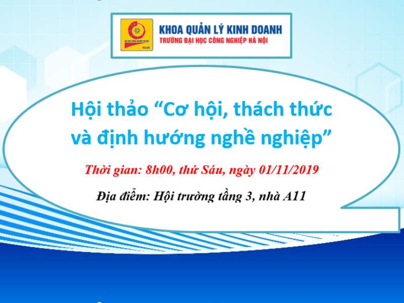 Seminar "Opportunities, challenges and career orientation" for students of the Faculty of Business Management