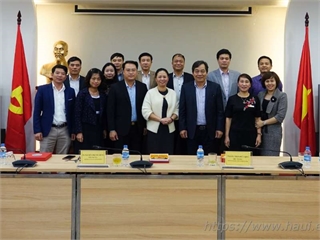 Đoàn trường Cao đẳng Y tế Thái Bình thăm và làm việc tại Đại học Công nghiệp Hà Nội