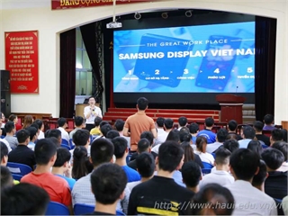 Job opportunities for HaUI students at Samsung Electronics Vietnam