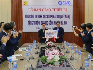 Đại học Công nghiệp Hà Nội nhận tài trợ thiết bị Phòng thực hành SMC Automation Lab