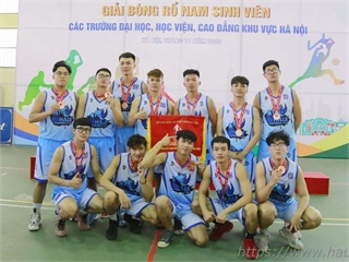 HaUI ranks third in Hanoi Men's Basketball League 2020