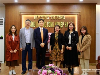 Quỹ giao lưu quốc tế Hàn Quốc (KF) thăm và làm việc với Đại học Công nghiệp Hà Nội