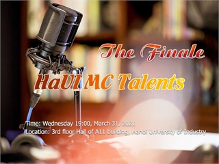 The finale "HaUI MC Talents" contest