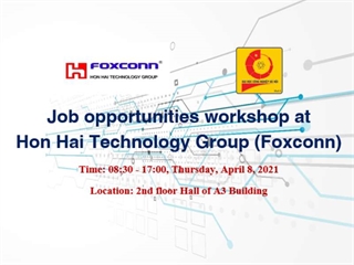 Job opportunities workshop at Hon Hai Technology Group (Foxconn)