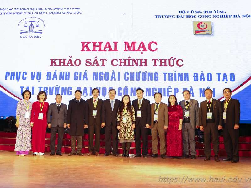 Khai mạc khảo sát chính thức đánh giá ngoài 03 chương trình đào tạo