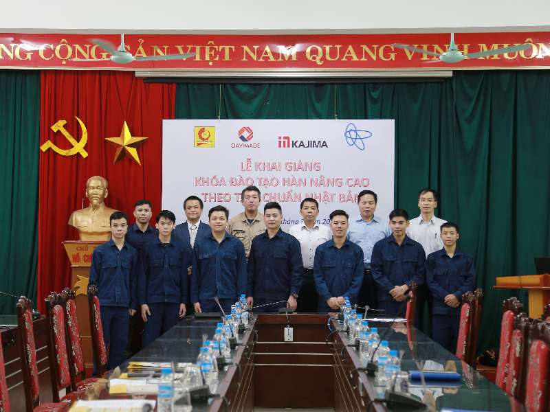 Khai giảng khóa đào tạo công nghệ hàn nâng cao theo tiêu chuẩn Nhật Bản tại Đại học Công nghiệp Hà Nội