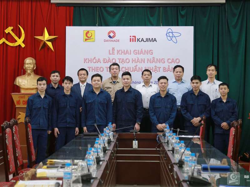 Opening ceremony of the Japan's advanced welding technology training course